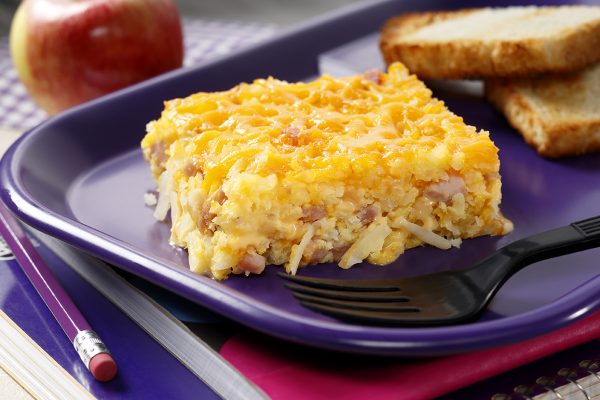 Ham, Egg and Cheese Hash Brown Casserole