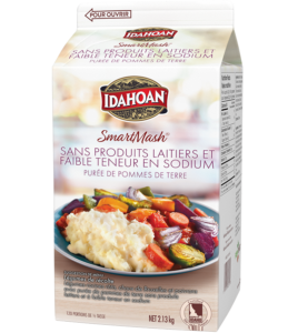 Idahoan® SMARTMASH® Low Sodium Dairy-Free Mashed Potatoes, 6/4.69 lb. ctns (Dual-Language) by Idahoan