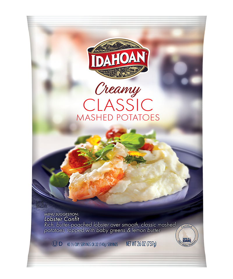 Idahoan® CREAMY Classic Mashed Potatoes, 12/26 oz. pchs