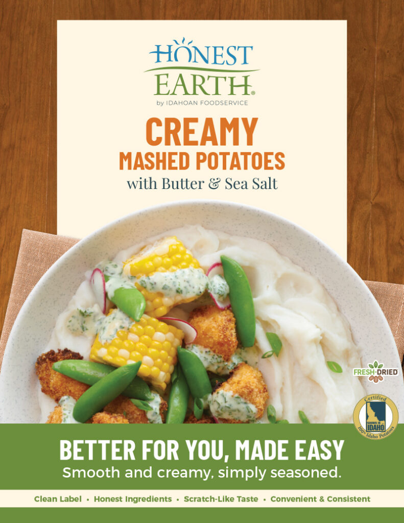 Idahoan Honest Earth Creamy Mashed Potatoes Sell Sheet